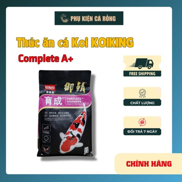 Cám Cá Koi Koiking Complete A+ Chính Hãng – Dinh Dưỡng Cân Đối Cho Cá Koi Phát Triển Khỏe Mạnh