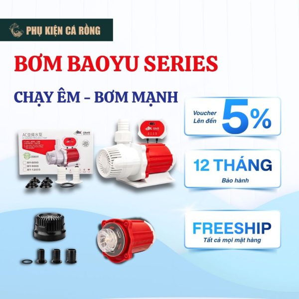 Máy Bơm Hồ Cá Baoyu BY Series Chính Hãng Cho Hồ Koi Và Bể Cá