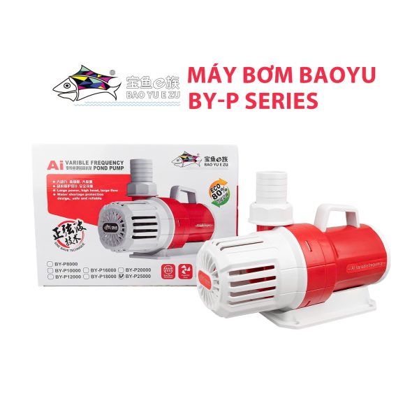Máy bơm Baoyu BY-P Series BY-P8000-P10000-P12000-P16000-P18000-P20000-P25000 – Lưu Lượng Lớn, Tiết Kiệm Điện, Chạy Êm 24/7