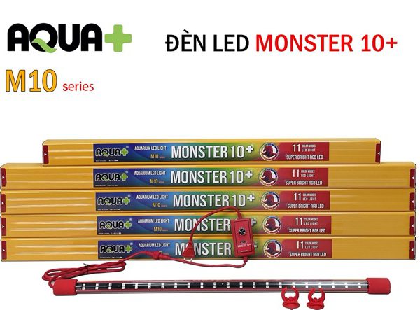 Đèn LED Aquaplus Monster M10 – 11 Chế Độ Màu Cho Bể Cá Cảnh
