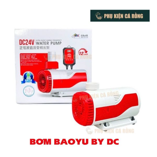 Máy Bơm Hồ Cá Baoyu BY DC 24V – Tiết Kiệm Điện, Chạy Êm Cho Hồ Cá Koi & Cá Rồng