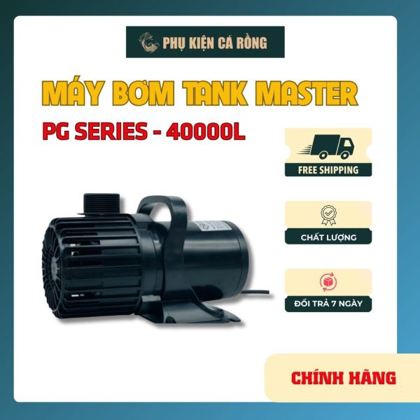 MÁY BƠM HỒ KOI TANKMASTER PG40000 840W – LƯU LƯỢNG 40.000L/H, BƠM SIÊU MẠNH CHO HỒ CÁ LỚN